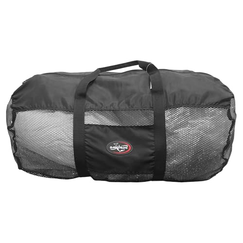 SAEKODIVE XL Mesh Beach Bag with Zipper - Foldable Extra Large Duffle Bag For Scuba Gear, Snorkel Gear, and Outdoor Water Activities