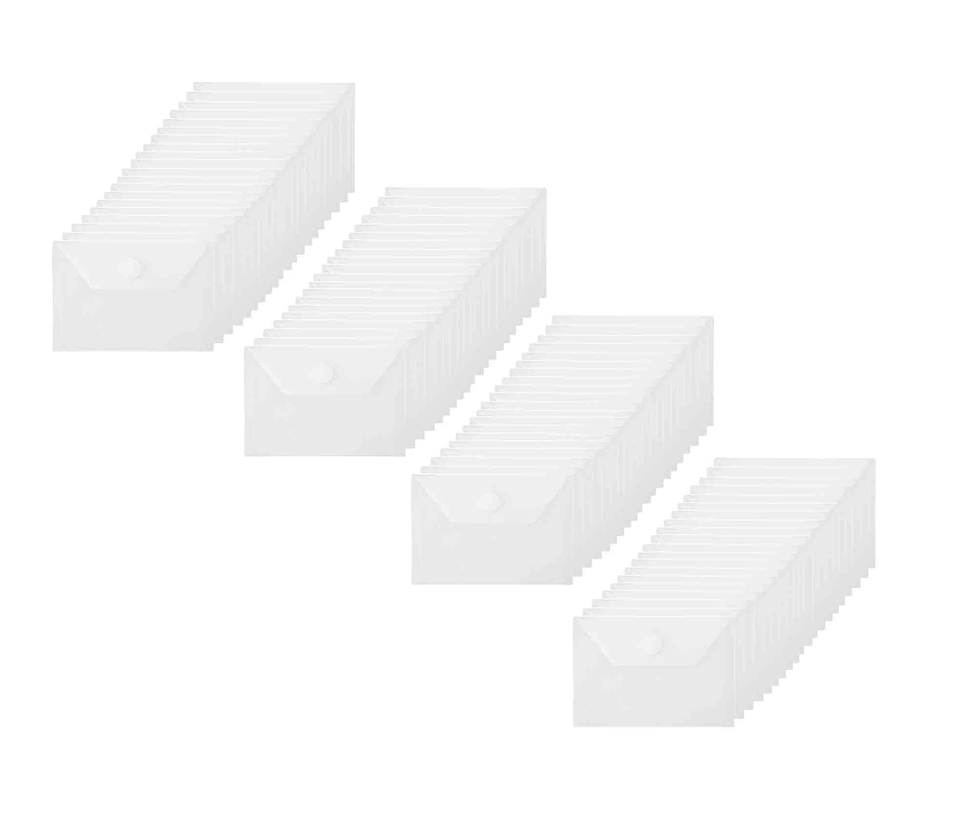 YESSART 3x5 Plastic Envelopes Hook Loop Closure Coupon Receipt Storage Holder 80 Pack (80 pack)