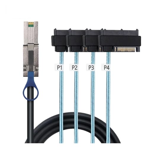 S-AS 8088 Turn 4SFF-8482 29+15P Cable SATA para Disco Duro miniatura 3