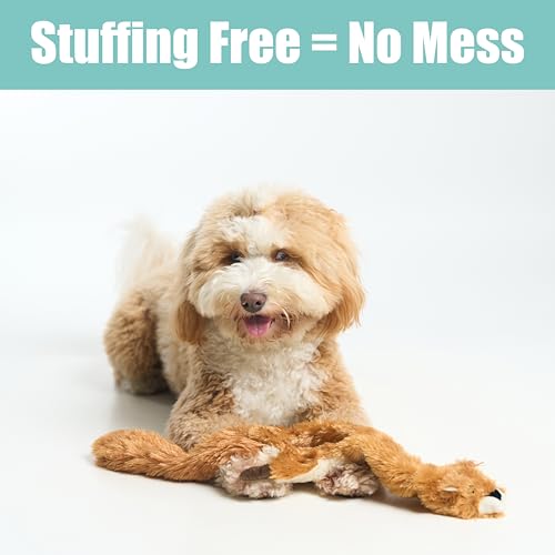 Skinneeez 470473 Hundespielzeug Eichhörnchen, 61 cm, braun