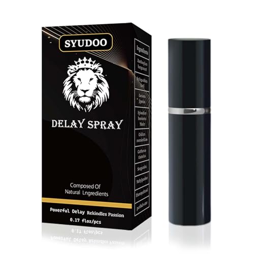 Men's Desensitising Delay Spray - Spray Retardante Enhances Stamina - Lasts Longer in Bed - Gentle, Non-Irritating - 5ml