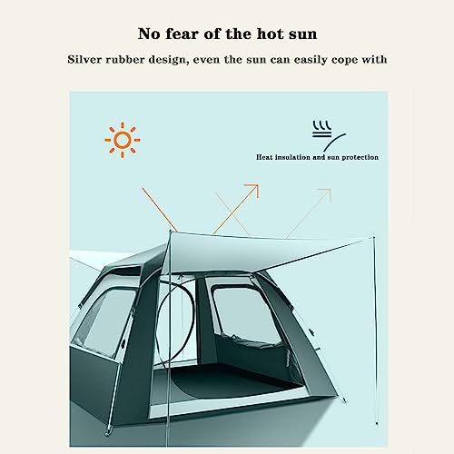 Carpa automática para camping y senderismo 4 personas miniatura 4