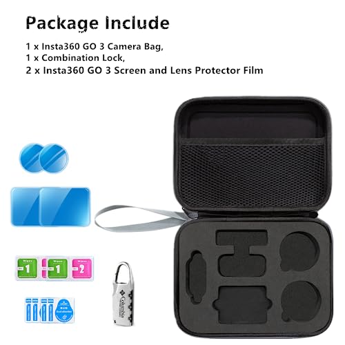 Maleta para Cámara Insta360 GO 3 con Protector de Pantalla miniatura 3