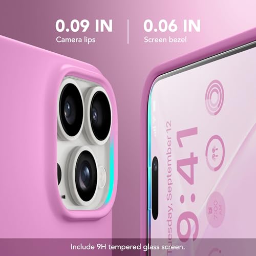 Coque silicone pour iPhone 15 Pro Max évitant les rayures sur l'écran et la caméra - 6