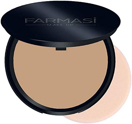 Farmasi Make Up Face Perfecting Pressed Powder, 14 g./0.49 oz. (04 - Warm Medium - 1302478)