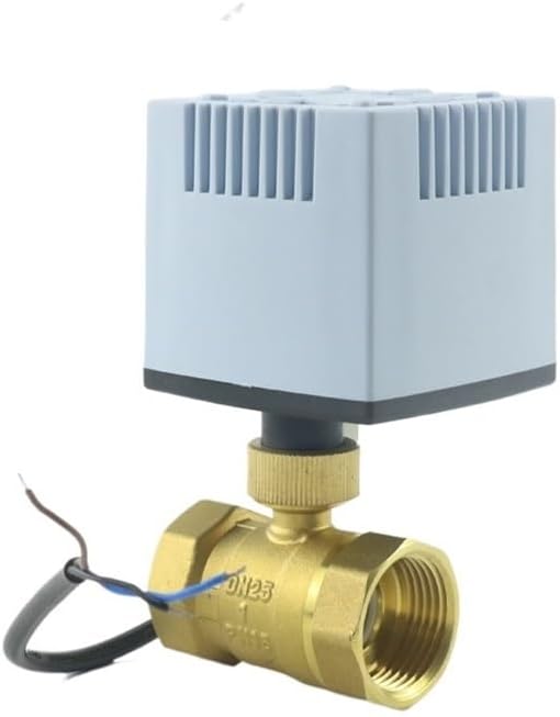 1/2" 3/4" 1" 1-1/4" 220VAC DC12V IP67 Brass Motorized Ball Valve 3-Wire 2-Control 2-Way DN15/DN20/DN25/DN40(1",220V AC)