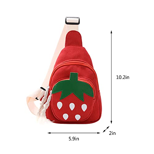 Erinaco Fruit Strawberry Sling Bags Shoulder Backpack CrossBody Backpack Casual Daypack3