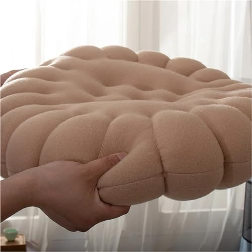 Coussin biscuit rose 60cm oreiller de sol doux pour canapé - 5