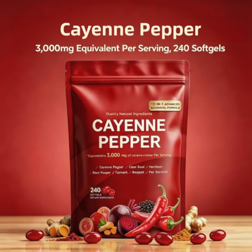 Vitalia Labs Organic Cayenne Pepper Capsule