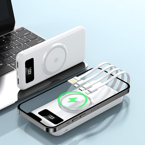 Chargeur portable 30000 mAh de charge rapide avec écran et magnétique