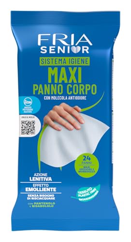FRIA SALVIETTE UMIDE IGIENE CORPO DELICATE 24 PZ. - VENDITA CARTONE DA 6 CONF. DA 24 PZ. = TOTALE 144 SALVIETTE UMIDE