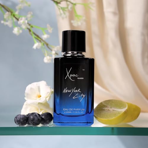 Image of Luxury Eau de Parfum for Men | Long Lasting Fresh Citrus Perfume | New York City Vibes Fragrance | Premium Woody & Musky Scent | Ideal for Daily -Wear & Special Occasions (50 ml)