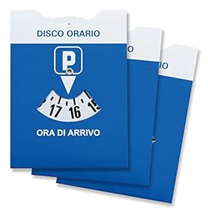 Pubblimania Maxi Parkscheibe mit PVC-Beutel, 3 Stück