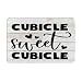 AimQurt Office Gifts for Coworkers, Cubicle Sweet Cubicle Non-Slip Absorbent Resist Dirt Doormat Entrance Rug Inside Floor Mats for Home Bedroom Kitchen Front Porch 16"×24"