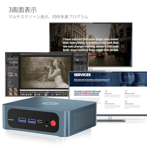 TRIGKEY ミニPC N95 インテル最新のAlder Lake-Nシリーズ Key Mini PC 8GB DDR4 256GB M.2 SATA3 SSD の商品画像 6