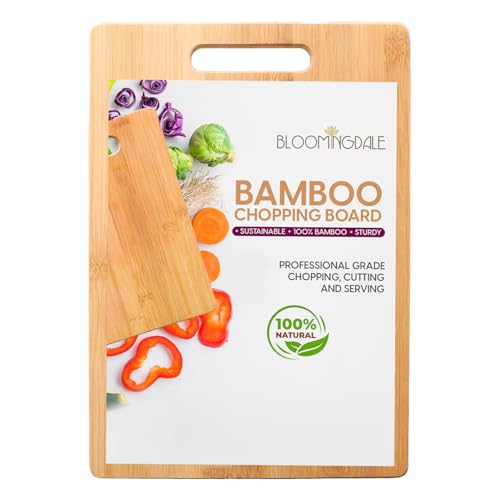 Bloomingdale Wooden Chopping Board for Kitchen Multipurpose Acces...