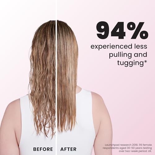Image of Tangle Teezer Fine Ultimate Detangler Brush, Dry & Wet Hair Brush to Detangle & Reduce Breakage for Fine Hair Types, Marshmallow Pink & Mint (Pack of 3)