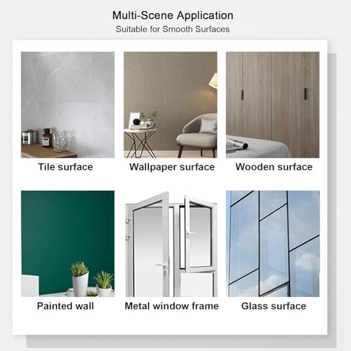 Self-Adhesive Ceiling Mount Track Kit for Smooth Sliding Curtain Rod - No Drill, No Tools Needed, Perfect for Windows, Cabinets, Bathrooms - 40cm/1.31ft