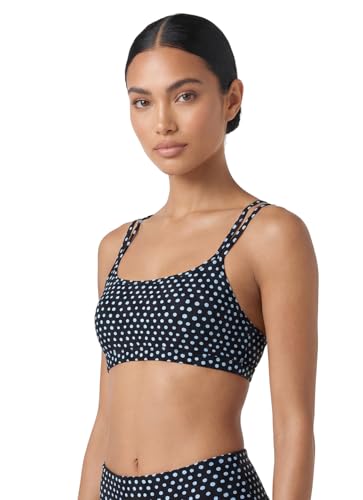 Image of Sporti Swimsuits Bikini Tops for Women, Double Cross & Round Neckline, Swim Top Bathing Suits, Women Bralette Swim Top