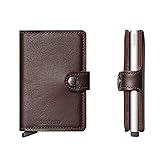 Kasse Secrid Mini-Geldbörse, Dunkelbraun