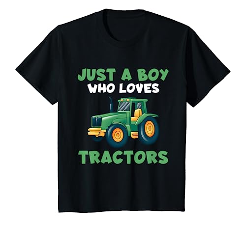 Kids Farm Lifestyle Just A Boy Who Loves Tractors T-Shirt #TOP5