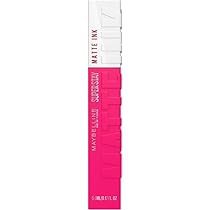Maybelline New York Tinta Labbra a Lunga Durata, Effetto Matte e Colore Intenso, Tenuta fino a 16 Ore, No Transfer e Senza Sbavature, SuperStay Matte Ink, Tonalità: Romantic (30), 5 ml