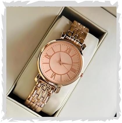 STYLEDOSE Women Analogue Wrist Watches for Women's & Girls&Miss&Ladies Diamond Studded Roman Dial RoseGold Colored Stylish Bracelet Strap