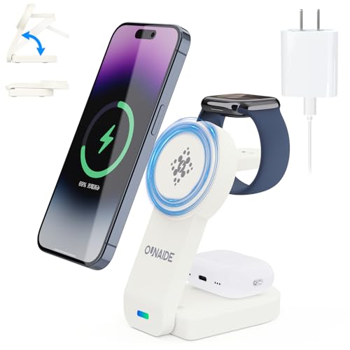 Amazon.co.jp: 【新登場】ワイヤレス充電器 3 in 1 Mag-Safe式
