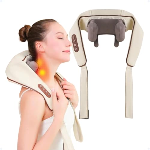 Massageador de Pescoço Elétrico com Calor e Compressão