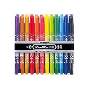 Amazon.co.jp: マッキー極細 12色セット 品番：MCF-12C 注文