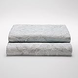 Sancarlos Silas Tagesdecke, Doppeltuch, Grau, für Betten mit 150 cm Breite