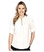 Calvin Klein Women's Roll Sleeve W/Embroidery