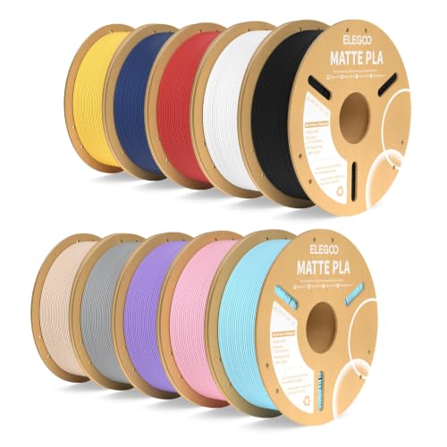 Image of ELEGOO Matte PLA 3D Printer Filament Bundle 10KG 1.75mm