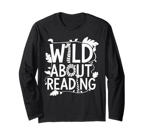 Wild About Reading Jungle Theme Fun Book Lover Manga Larga