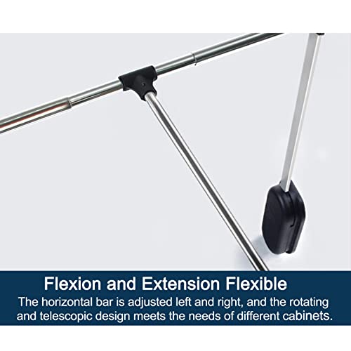 Tringle de penderie réglable S3 pour dressing de 510 à 660 mm