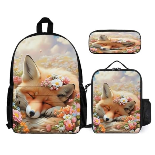 Lfdsiuhb 3-in-1 Backpack with Lunch Bag