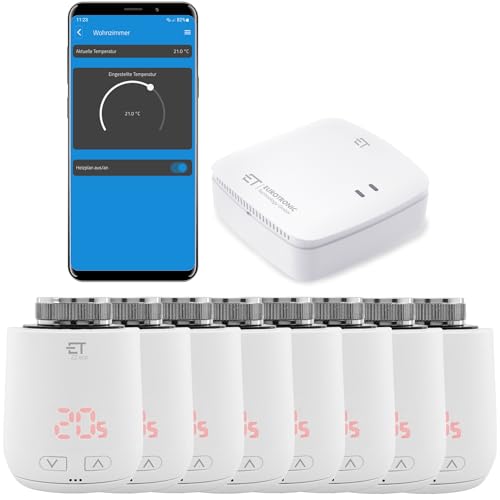 Eurotronic Comet ZZ eco: 8-mal Smartes ZigBee Heizkörperthermostat. ZigBee Funk Heizungssteuerung Set inkl. gratis App und Gateway. Eurotronic Comet ZZ eco: 8-mal Smartes ZigBee Heizkörperthermostat. ZigBee Funk Heizungssteuerung Set inkl. gratis App und Gateway.