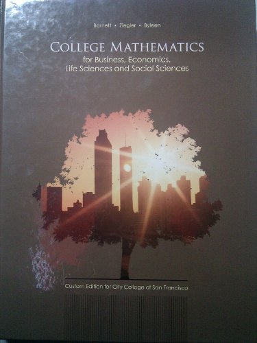 College Mathematics for Business, Economics, Li... 1256169463 Book Cover