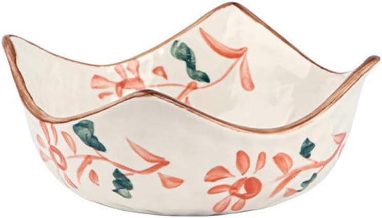 Mixing Bowl Hand Painted Glazed Fruit Domestic Tableware Ceramic Salad Yoghurt