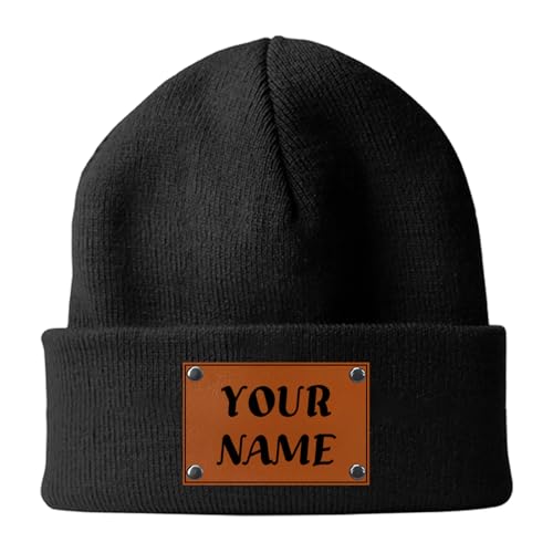 Custom Toddler Beanie,Personalized Baby Beanie for Baby Toddler Kids Adults Custom Beanies Winter Hat Gifts with Name