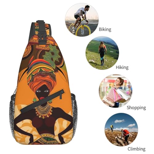 Mochila Sling Urbana Negro para Adultos miniatura 6