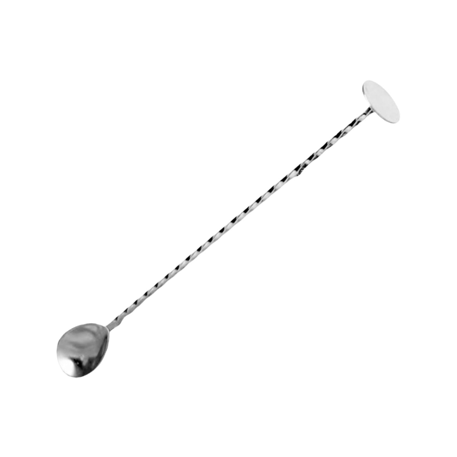Tsophreniq Premium 304 Stainless Steel Stirring Spoon Double Ended Design Smooth Front for Coffee Cocktails Dessert Bartenders Spoon for Coffee and Ice Creams