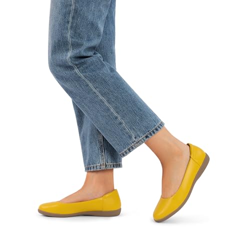 Image of DREAM PAIRS Women's Comfortable Ballet Dressy Work Flats, Round Toe Slip on Office Shoes