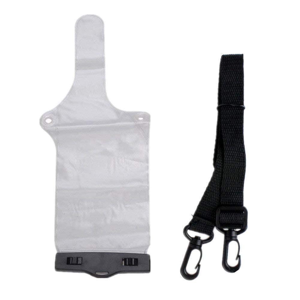 Lsgoodcare Lot de 5 étuis étanches et imperméables pour radio bidirectionnelle Motorola Kenwood Midland UV-3R UV-5R PX-888 - 12,7 x 35,8 cm - Blanc