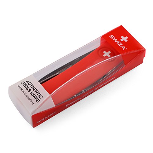 Canivete Suiço D01 6 Funções Vermelho com Estojo - Swiza