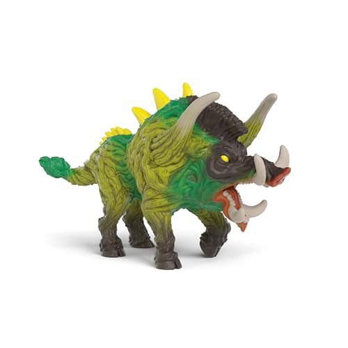 Image of Schleich Eldrador Creatures - 5 inch Jungle Boar Figurine - Fantasy Monster Toy for Boys and Girls - Durable Animal Battle Beast Figure for Imaginative Play - Kids Ages 6+ | 70852