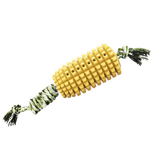 POPETPOP bastão molar para cachorro com contas de massagem brinquedo para mastigar animais de estima