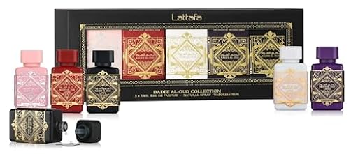 Lattafa Badee Al Oud Collection, Set de Miniaturas de Perfume Oriental, 5 x 5 ml, Edición Limitada | Ya disponible en tu tienda friki favorita! En mundofriki.es!