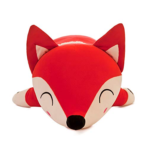 Kawaii Rosa Volpe Peluche Giocattoli Carino Rosso Volpe Cuscino Peluche Animali Bambola Bambini Sonno Abbraccio Cuscino per Ragazze Regalo di Natale 70 cm Rosa