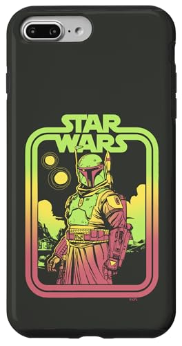Coque iPhone 7 Plus / 8 Plus Star Wars The Book of Boba Fett Poster Retro